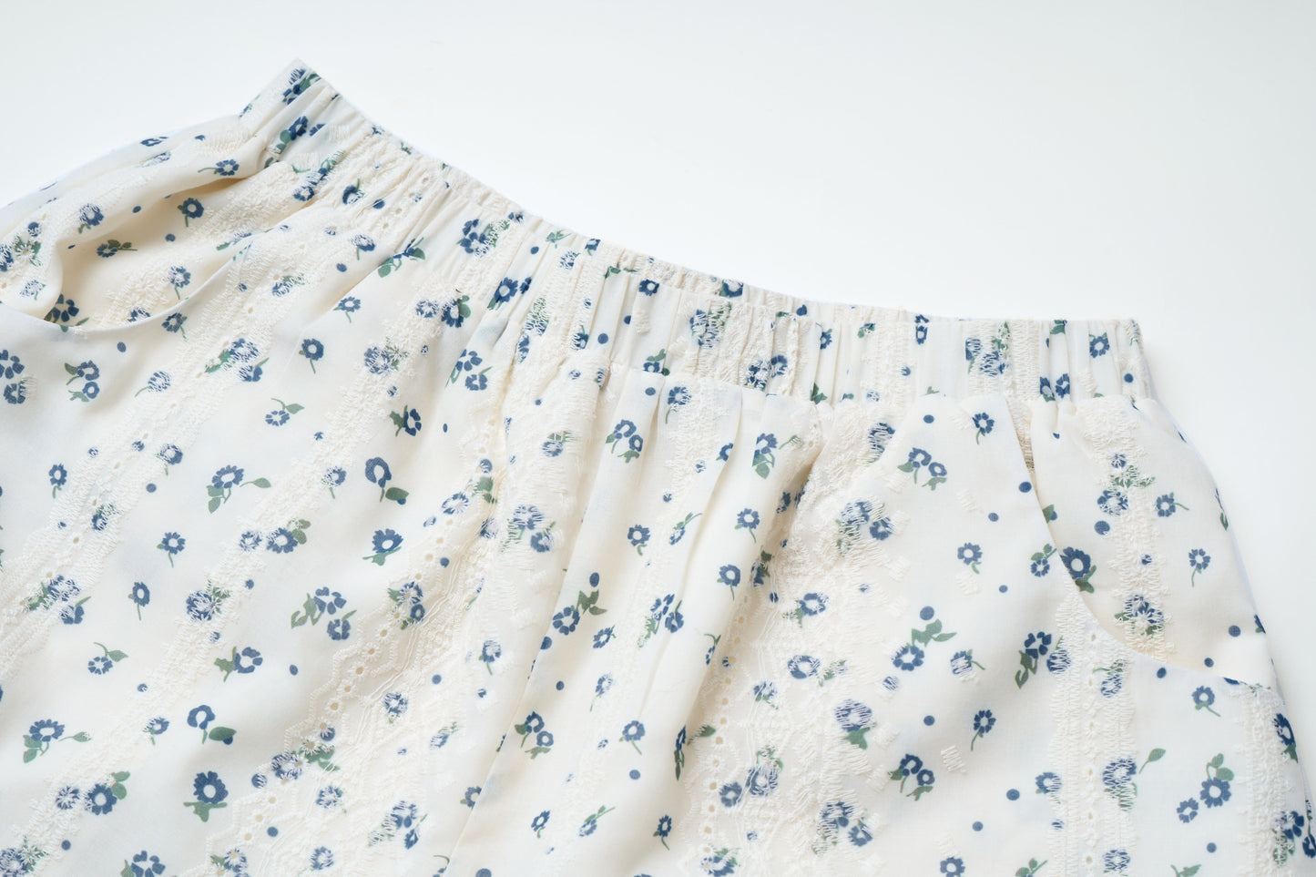 MOONFLOWER SHORT (DAISY BLUE PRINT)