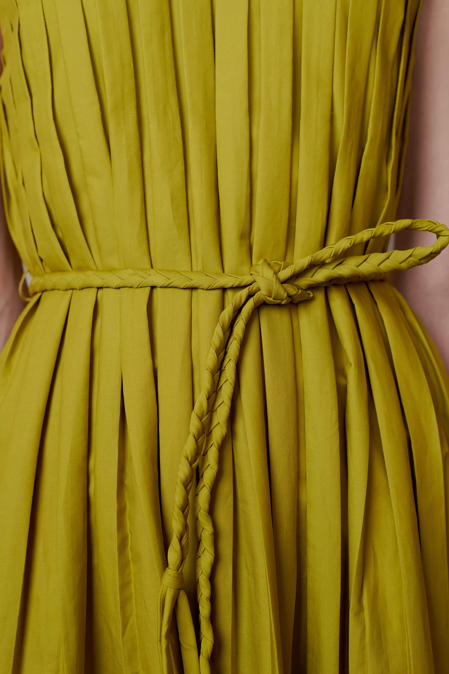 Cornflower Pleated Dress