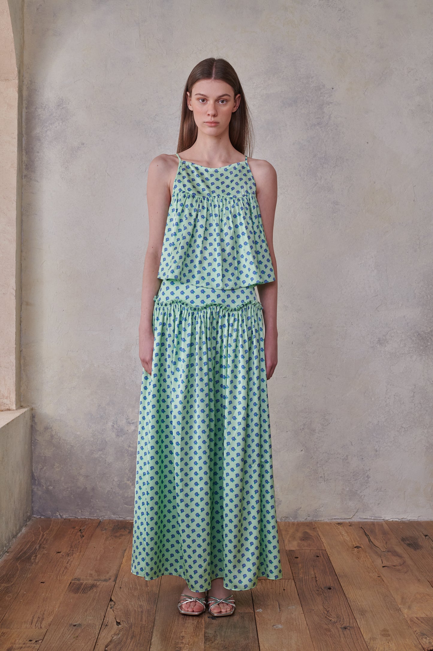 Hydrangea Sleeveless Top