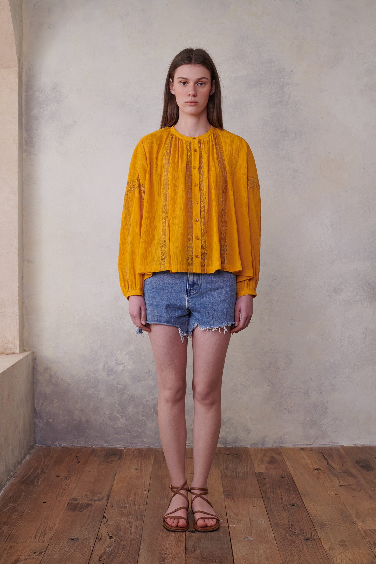 Honey Bubble Long Sleeve Top