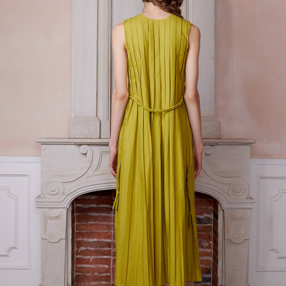 
                      
                        Cornflower Pleated Dress
                      
                    